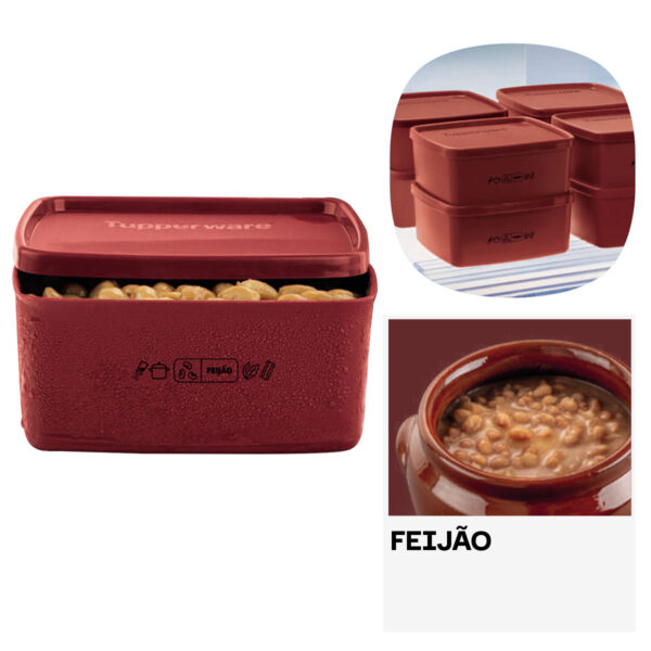 Tupperware Jeitosinho Mix Feijão 400ml Marrom - Image 2