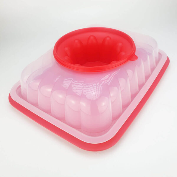 Tupperware Mágica Retangular Grande 2,5 litros Vermelho - Image 2