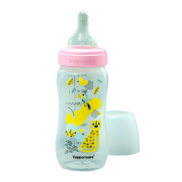 Tupperware Mamadeira Infantil Mini Floresta 270ml Rosa