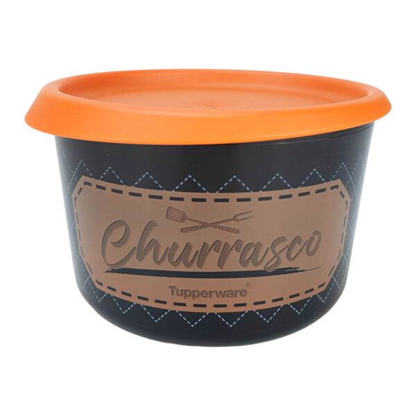 Tupperware Mini Instantânea Mágica Churrasco 575ml Preta