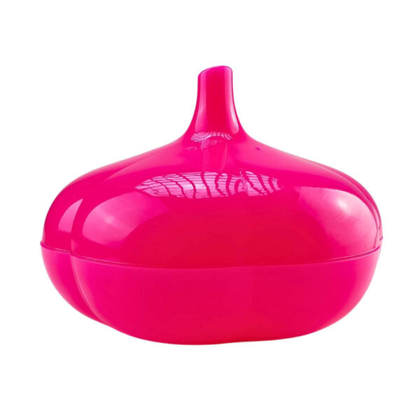 Tupperware Porta Alho Rosa Neon