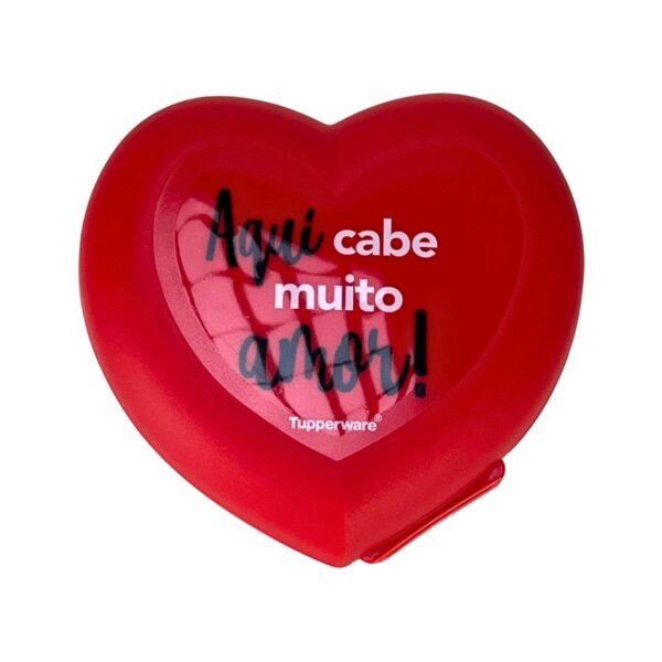 Tupperware Porta Coração Aqui Cabe Muito Amor Mãe