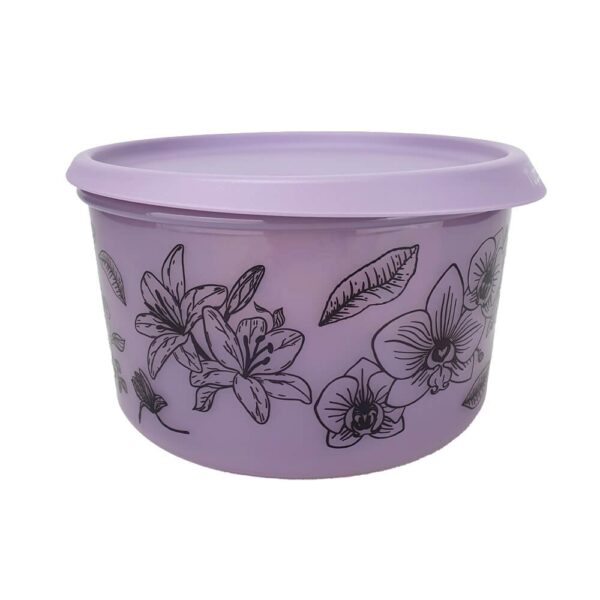 Tupperware Pote Master Lilás 1,5 litro Floral - Image 2