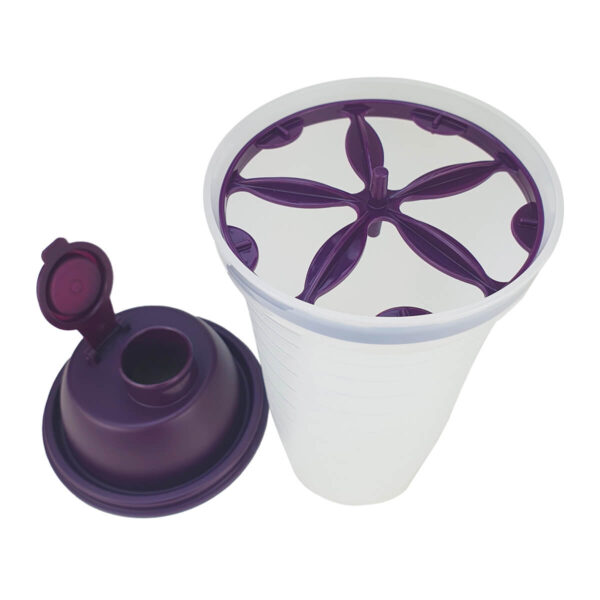 Tupperware Quick Shake II 500ml Roxo Berinjela - Image 2