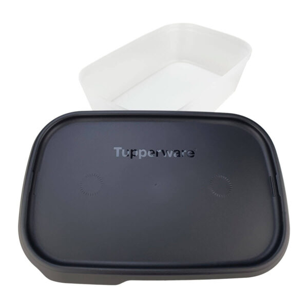 Tupperware Toque + Touch Fresh Retangular 1,3 litro Preto Translúcido - Image 2