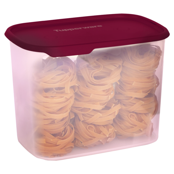 Tupperware Toque + Touch Fresh Retangular 4,4 Litros Marsala Translúcido