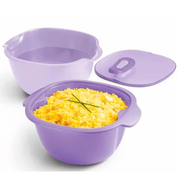 Tupperware Travessa Thermo Tup com Colher 3,25 litros Roxo - Image 3