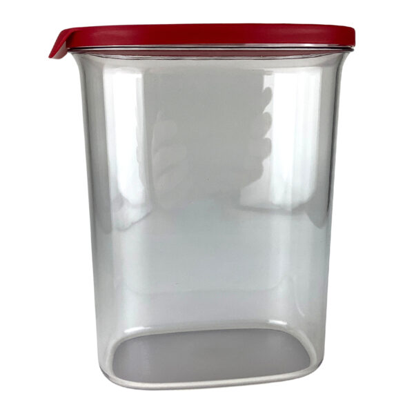 Tupperware Ultra Clear Oval 2,2 litros Transparente e Vermelho - Image 4