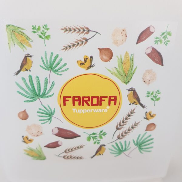 Tupperware Porta Farofa Floral 500g - Image 3