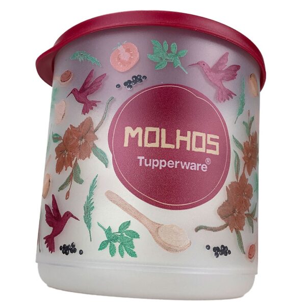 Tupperware Refri Line Redondo Floral 1,1 litro Molhos - Image 3