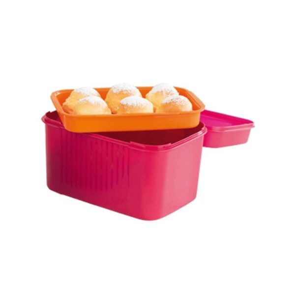 Tupperware Visual Box com Bandeja 4,5 litros Rosa - Image 3