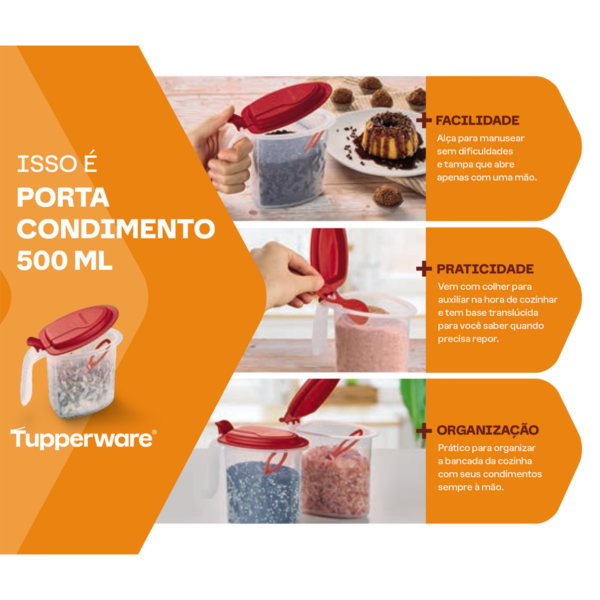 Tupperware Porta Condimento 500ml - Image 2