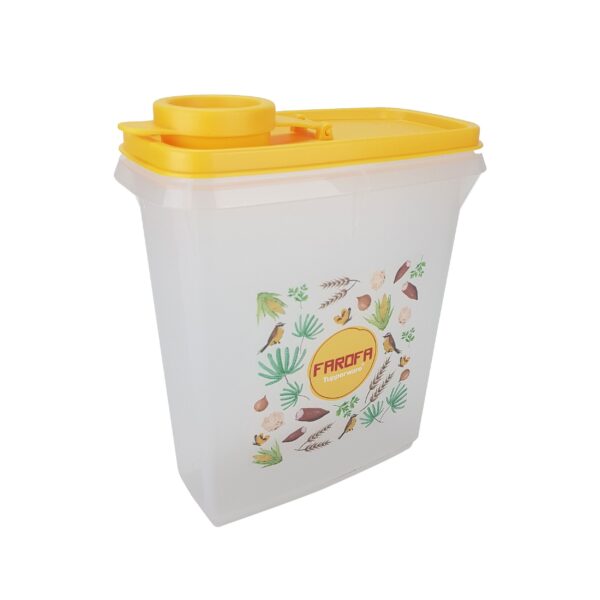 Tupperware Porta Farofa Floral 500g