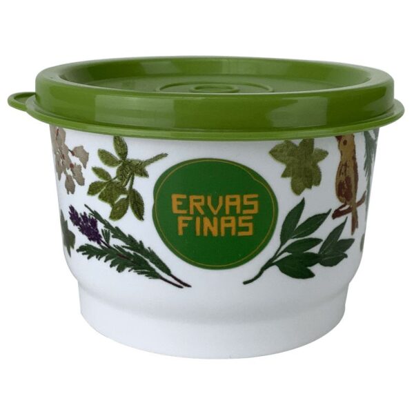 Tupperware Potinho Tempero Ervas Finas Floral 140ml