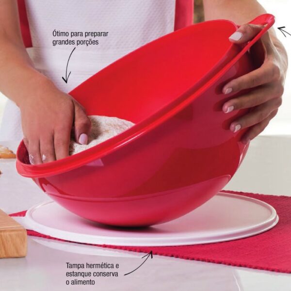 Tupperware Maxi Criativa 7,8 litros Vermelha - Image 2