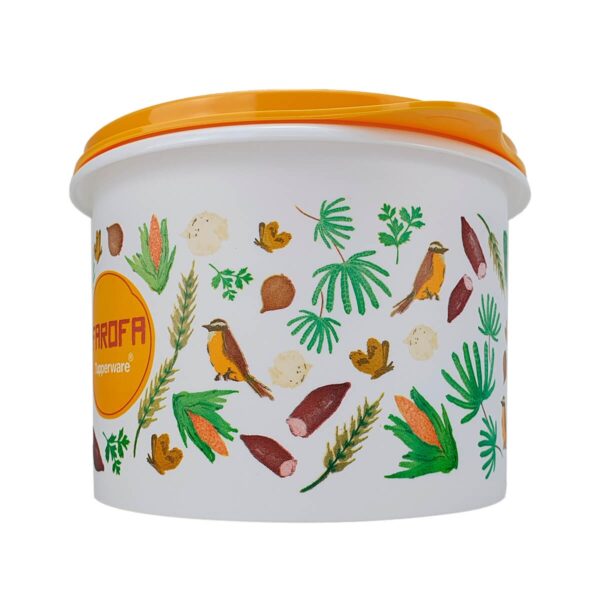 Tupperware Caixa Farofa Floral 500g - Image 2