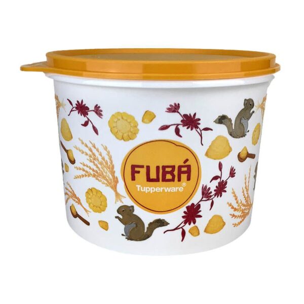 Tupperware Caixa Fubá Floral 1,2kg