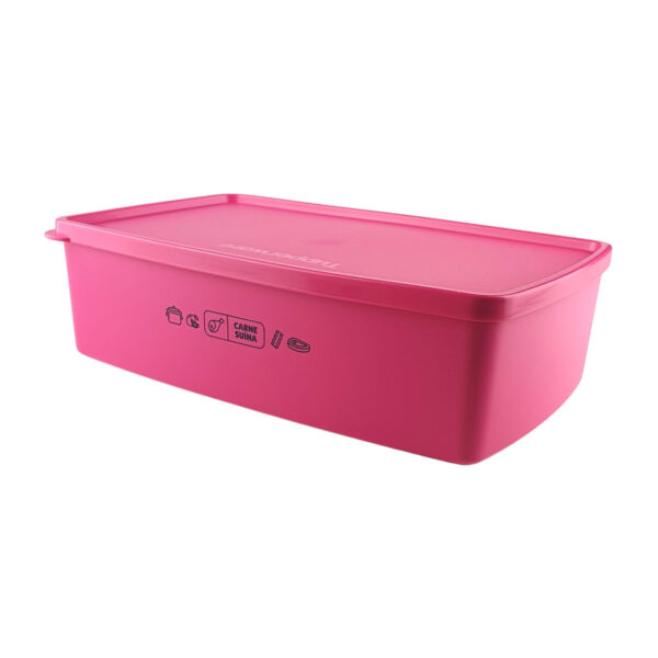 Tupperware Caixa Ideal Mix Carne Suína 1,4 litro Rosa - Image 2