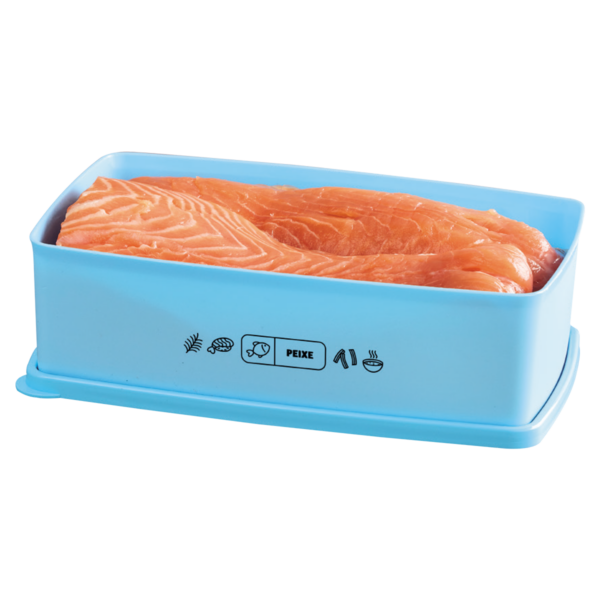 Tupperware Caixa Ideal Mix Peixe 1,4 litro Azul