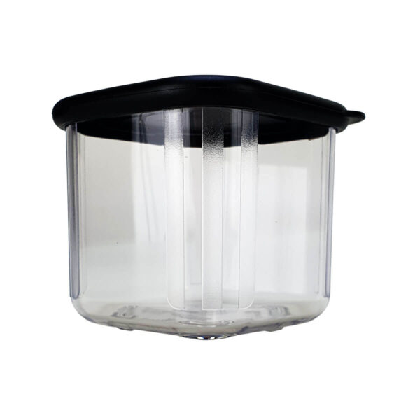 Tupperware Clear Mate Quadrado 205ml Preto - Image 3