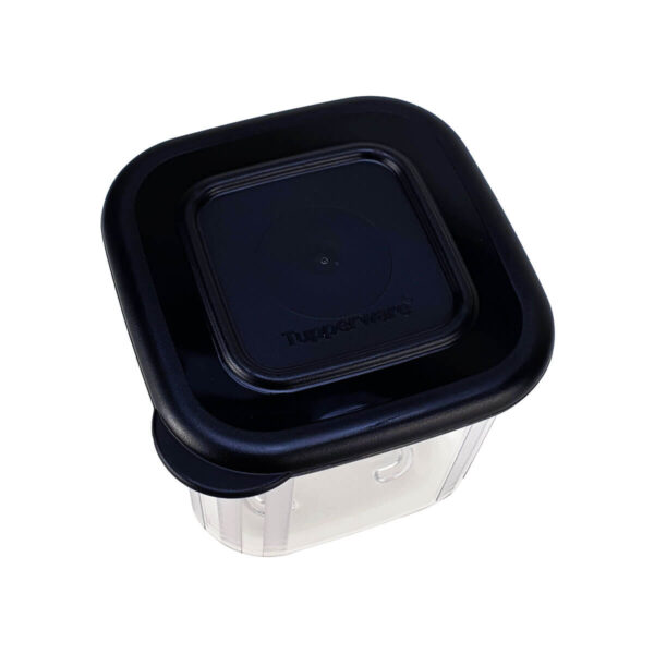 Tupperware Clear Mate Quadrado 205ml Preto - Image 4