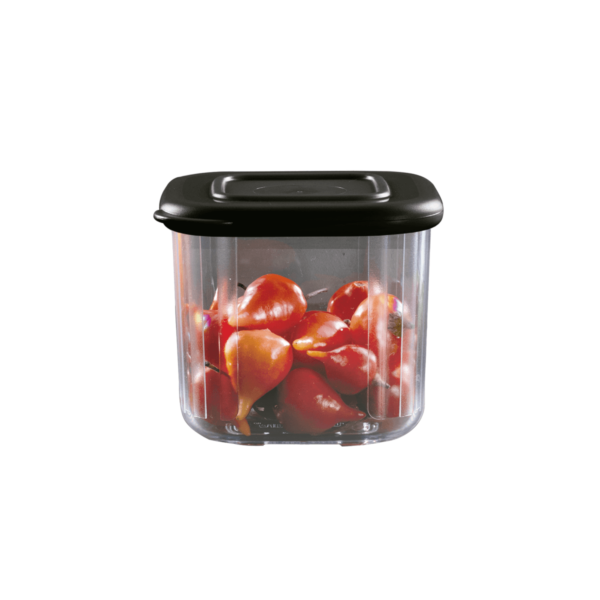 Tupperware Clear Mate Quadrado 205ml Preto - Image 5