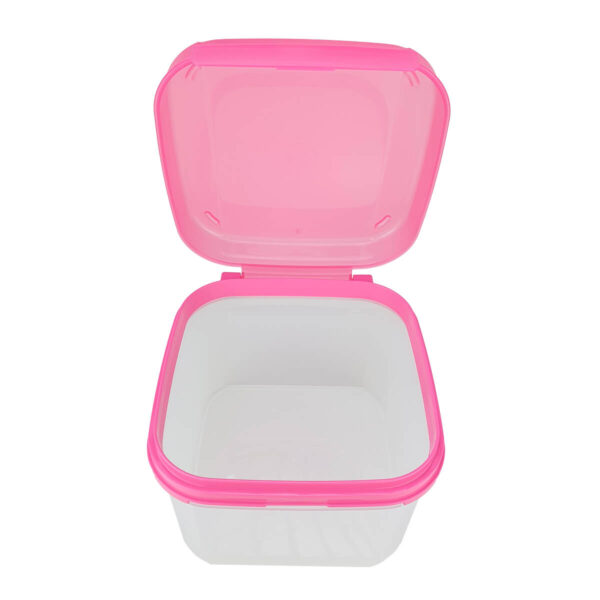 Tupperware Modular Quadrado Plus 2,6 litros Rosa - Image 4