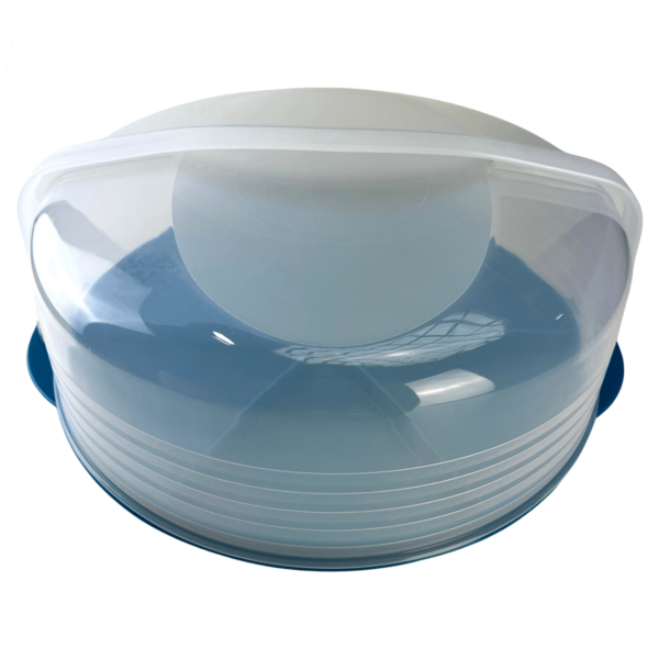 Tupperware Porta Bolo Redondo Azul - Image 2