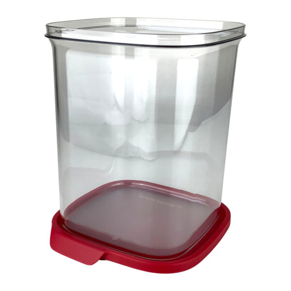 Tupperware Ultra Clear Quadrado 3,6 litros Transparente e Vermelho - Image 2